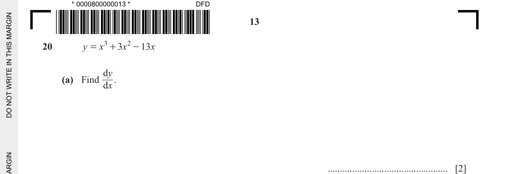 Cambridge CIE 0580 October/November 2025 Q20