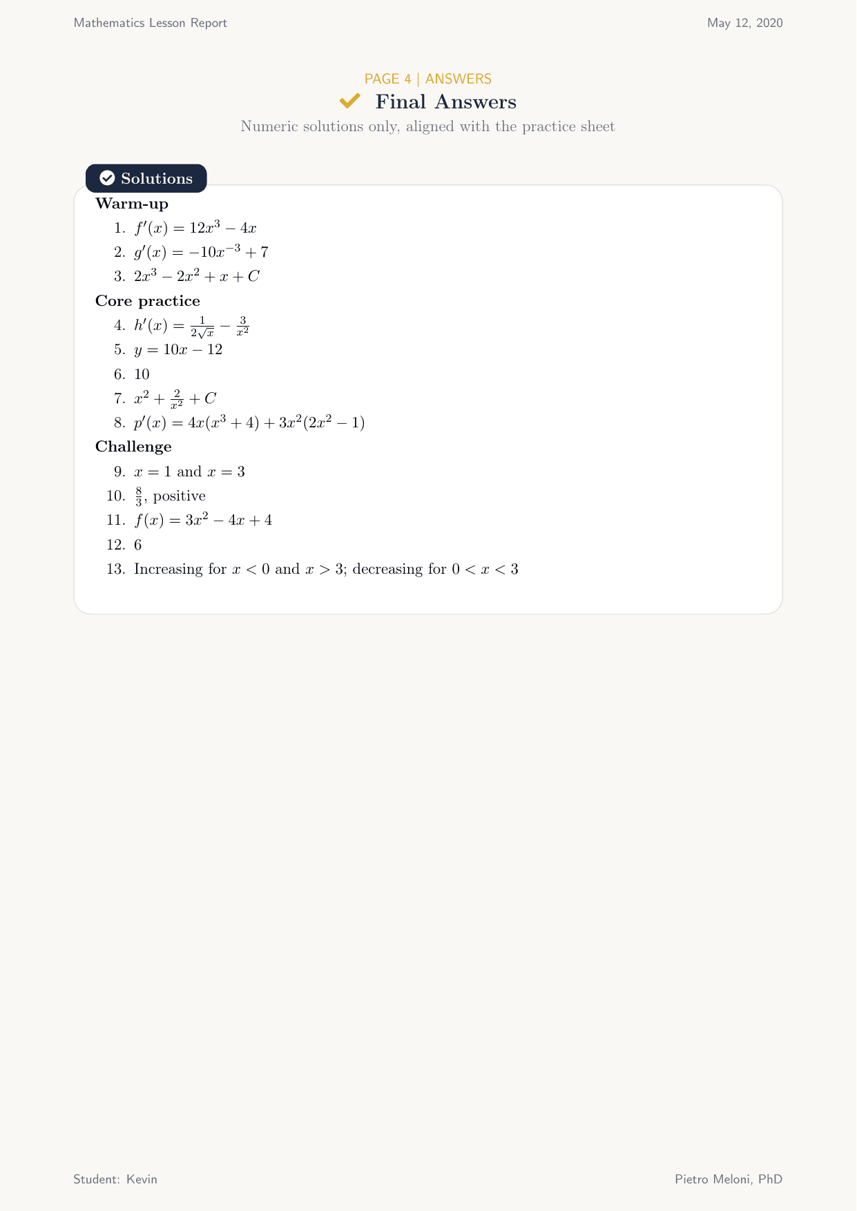 Page 4 — Formules cles, exemples resolus et exercices pratiques pour la revision autonome.